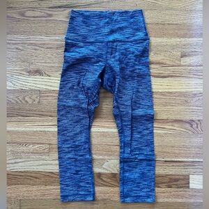 Lululemon Athletica Heathered Black & Grey Leggings